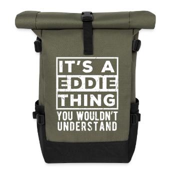 C’est une chose d’Eddie que tu ne comprendrais pas - Sac à dos roll top - olive/noir - Devant
