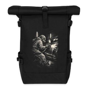 Peintre de véhicules Peintre de voitures Peintre - Sac à dos roll top - noir - Devant