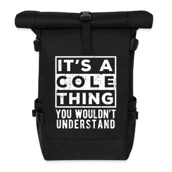 C’est une affaire de Cole que tu ne comprendrais pas - Sac à dos roll top - noir - Devant