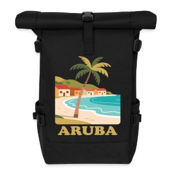 Aruba - Roll Top Backpack - black - Front