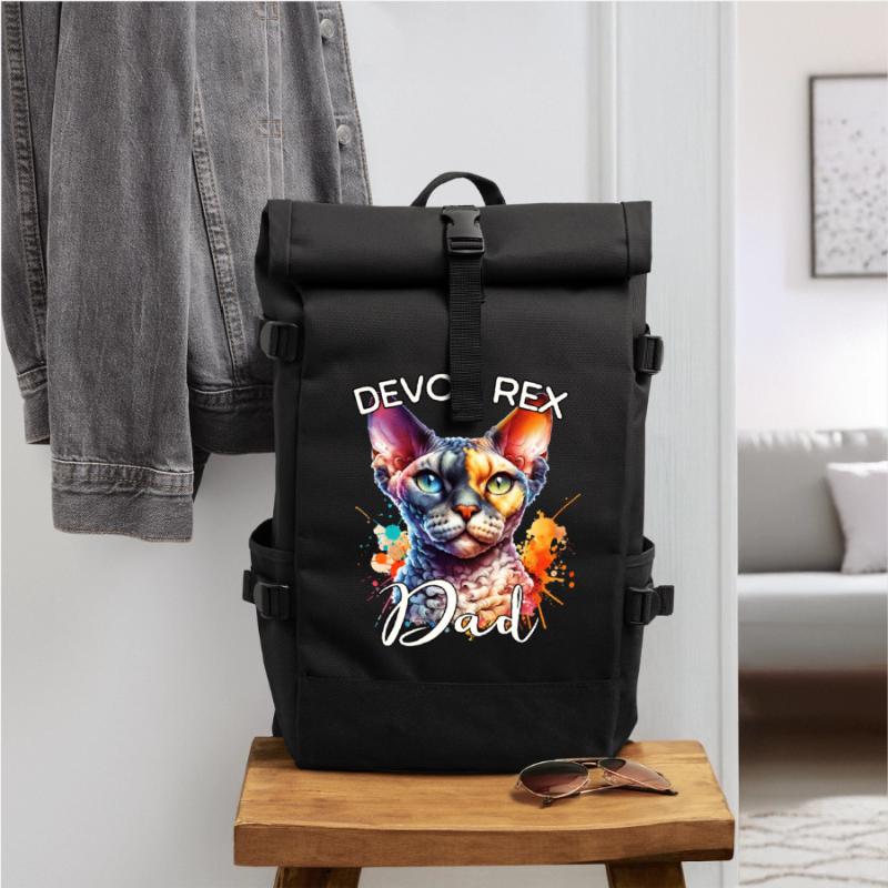Papa Devon Rex Sac à dos roll top