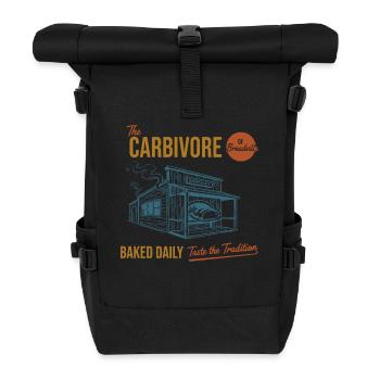 Pain au levain Carbivore de Breadville - Sac à dos roll top - noir - Devant