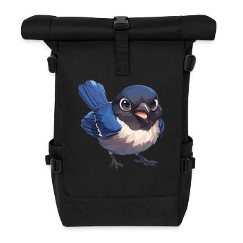 Elstern Elster - Rolltop Rucksack - Schwarz - Vorne