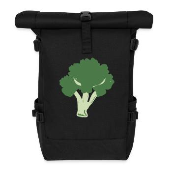 Broccoli Broccoli Heads - Roll Top Backpack - black - Front