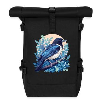 Elstern Elster - Rolltop Rucksack - Schwarz - Vorne