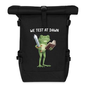 Dawn Quest Frog : Épée et Tome - Sac à dos roll top - noir - Devant