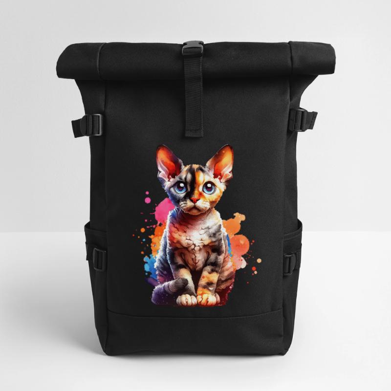 Cadeau Devon Rex Sac à dos roll top