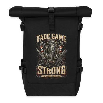 Barber Barbier Fade Game Strong - Roll Top Backpack - black - Front