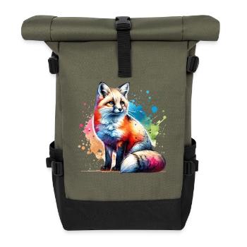 Don Swiftfox - Sac à dos roll top - olive/noir - Devant
