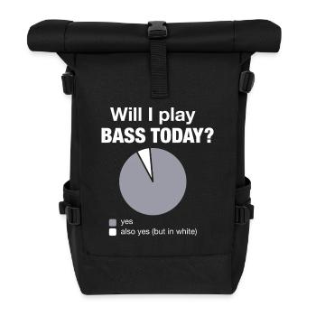 Schéma drôle du bassiste de Bass Today - Sac à dos roll top - noir - Devant