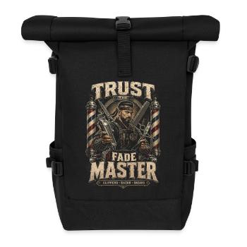 Barber Barbier Trust The Fade Master - Roll Top Backpack - black - Front