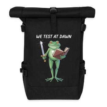 Guerrier Grenouille Matinale - Sac à dos roll top - noir - Devant