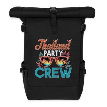 Thailand Crew - Rolltop Rucksack - Schwarz - Vorne
