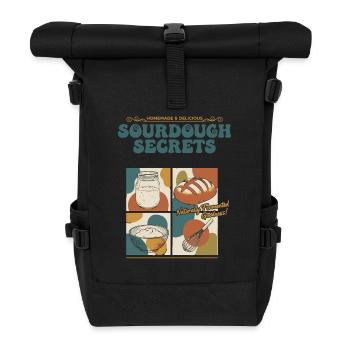 Les secrets du levain : la fermentation naturelle - Sac à dos roll top - noir - Devant