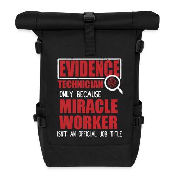 Forensic Scientist Criminology - Roll Top Backpack - black - Front