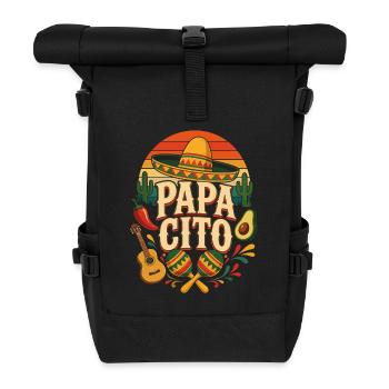 Papa Cito Fiesta Picture - Roll Top Backpack - black - Front