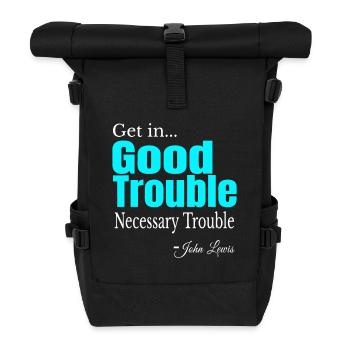 Bon T-shirt de Trouble Gradient - Sac à dos roll top - noir - Devant