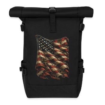 Veterans Day for Democrats - Roll Top Backpack - black - Front