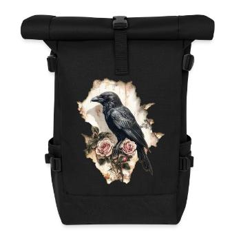 Rabe - Rolltop Rucksack - Schwarz - Vorne