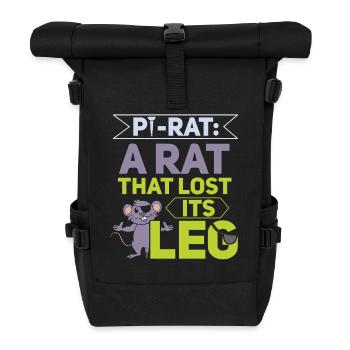 Rat, house rat, rat owner, rat lover - Roll Top Backpack - black - Front
