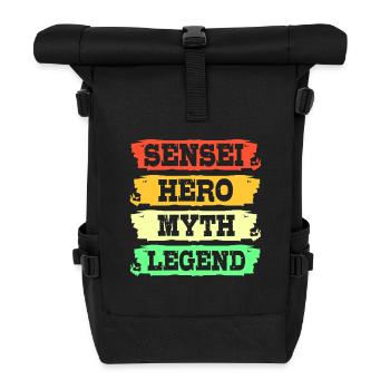Judo - Roll Top Backpack - black - Front