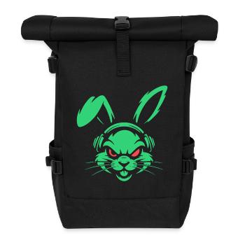 Neon  Beats - Roll Top Backpack - black - Front