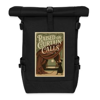Growing up with applause | Theatre - Roll Top Backpack - black - Front