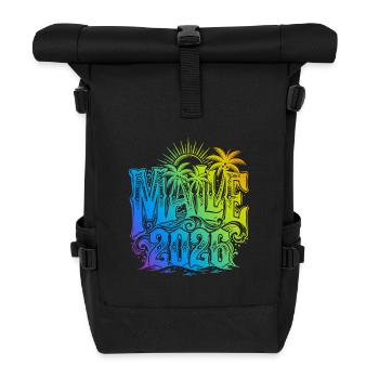 Malle 2026 Multicoloured - Roll Top Backpack - black - Front