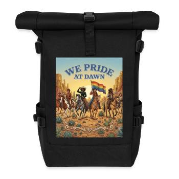 Dawn Pride Riders - Roll Top Backpack - black - Front