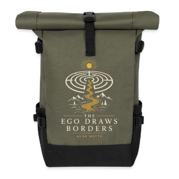 Ego-Labyrinth - Rolltop Rucksack - Olive/Schwarz - Vorne