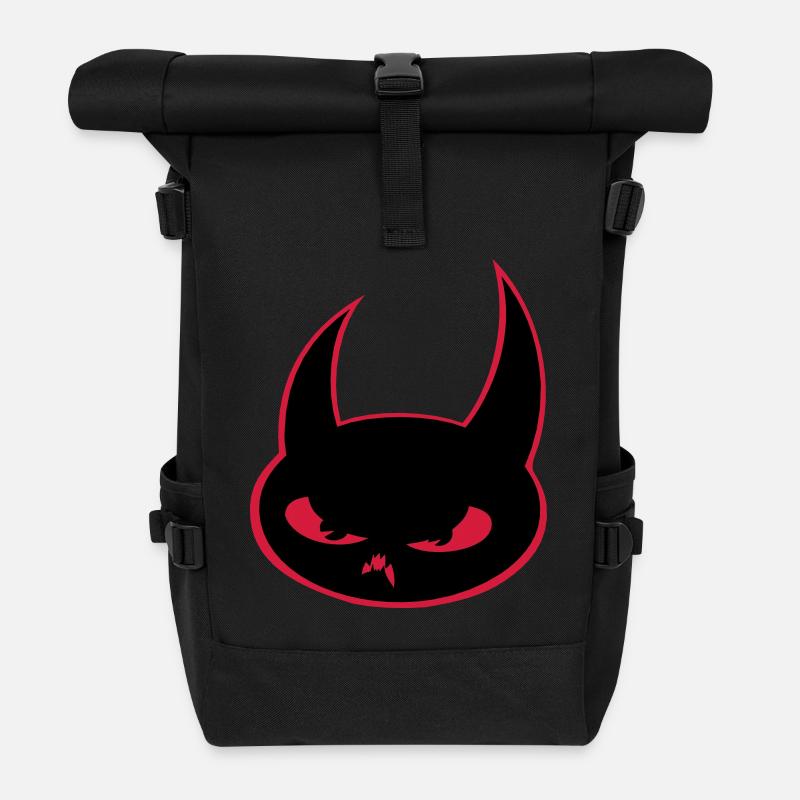 diable - Sac à dos roll top - noir