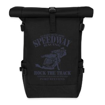 Speedway Racing - Roll Top Backpack - black - Front