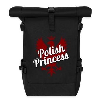Princesse Polonaise - Polen - Prinzessin Pologne Polska - Sac à dos roll top - noir - Devant
