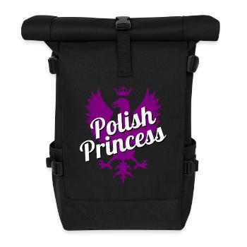 Princesse Polonaise - Polen - Prinzessin Pologne Polska - Sac à dos roll top - noir - Devant