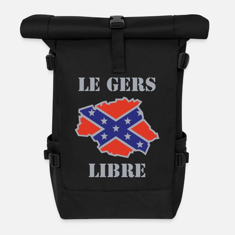 gerslibre - Sac à dos roll top - noir