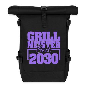 2030 - Roll Top Backpack - black - Front