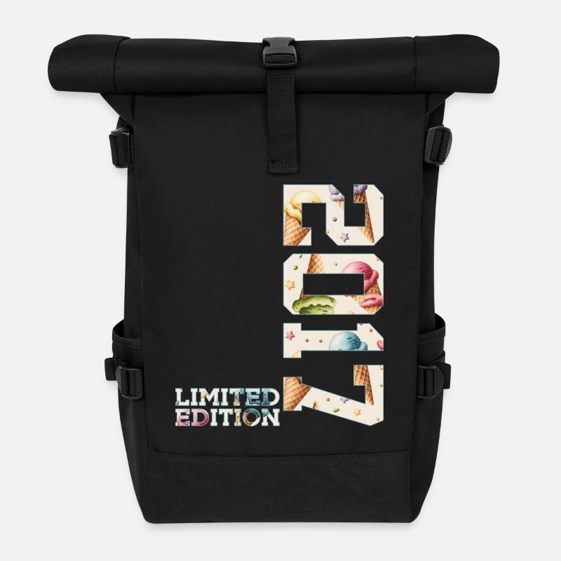SOMMER LIMITED EDITION 2017 EIS 9. GEBURTSTAG - Rolltop Rucksack - Schwarz