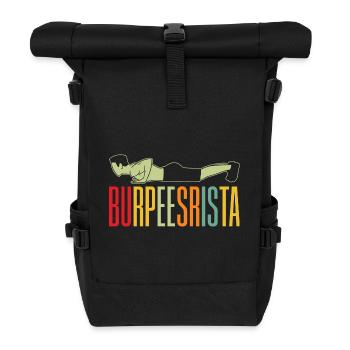 Fanatiques de fitness Burpeesrista Gymnastique suédoise - Sac à dos roll top - noir - Devant