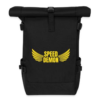 Athlétisme Athlètes Speed Demon Athletic - Sac à dos roll top - noir - Devant