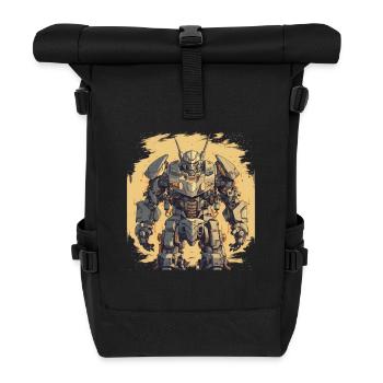 Mecha - Roll Top Backpack - black - Front