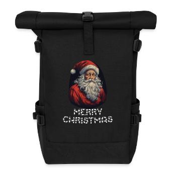 Le Père Noël épouse Noël - Sac à dos roll top - noir - Devant