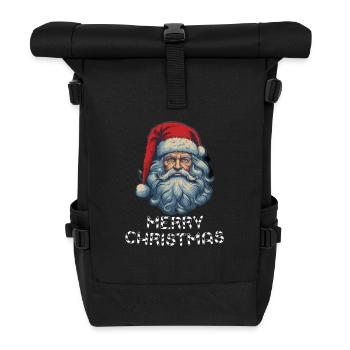 Le Père Noël épouse Noël - Sac à dos roll top - noir - Devant