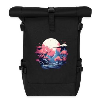 Landscape - Roll Top Backpack - black - Front