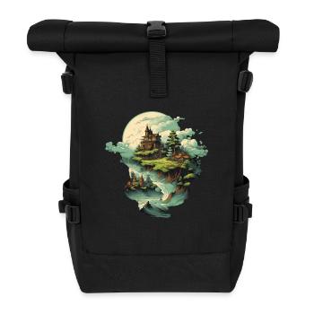Landscape - Roll Top Backpack - black - Front