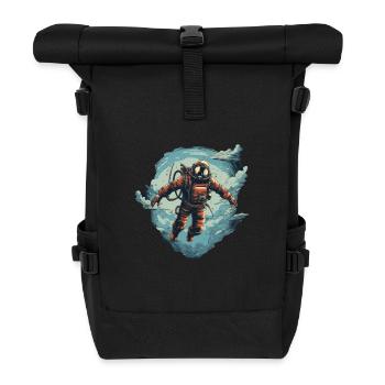 Plongeur - Sac à dos roll top - noir - Devant
