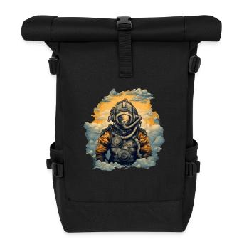 Plongeur - Sac à dos roll top - noir - Devant