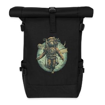 Taucher - Rolltop Rucksack - Schwarz - Vorne