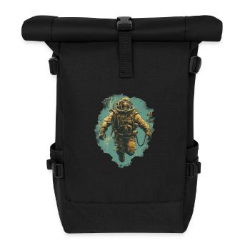 Plongeur - Sac à dos roll top - noir - Devant
