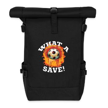 Balle de football - Quelle sauvegarde! - Sac à dos roll top - noir - Devant