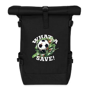 Balle de football - Quelle sauvegarde! - Sac à dos roll top - noir - Devant